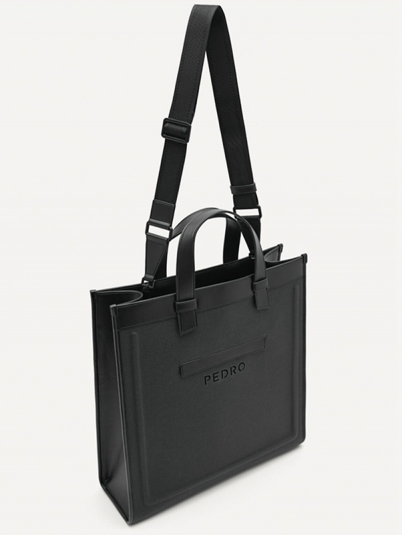 Black Men's Pedro Rory Tote Bag | HIWLVJ-706