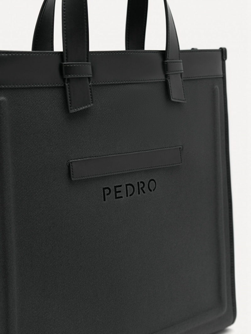 Black Men's Pedro Rory Tote Bag | HIWLVJ-706