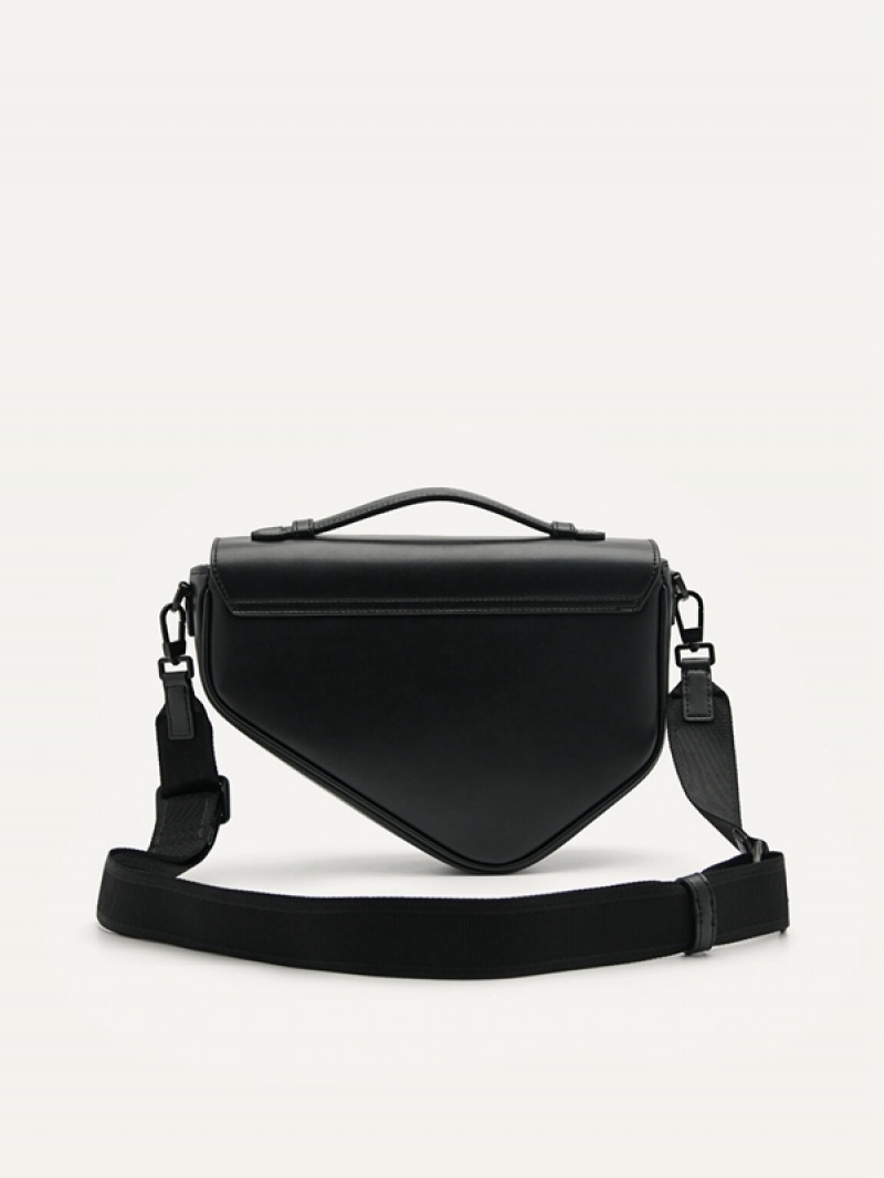 Black Men's Pedro Taper Sling Bag | JPSMIZ-283