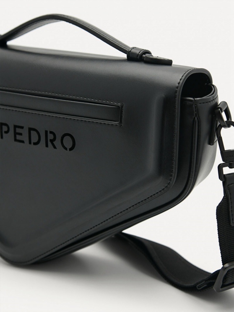 Black Men's Pedro Taper Sling Bag | JPSMIZ-283