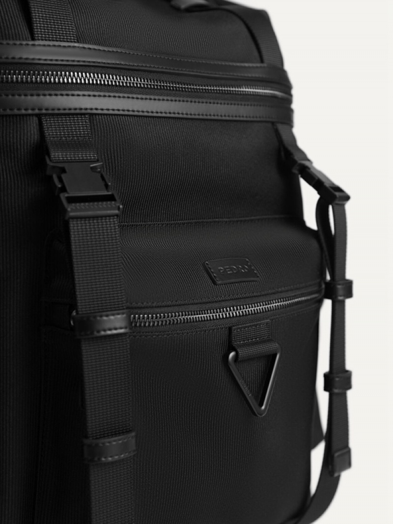 Black Men's Pedro Utilitarian Backpacks | GEUJLS-012