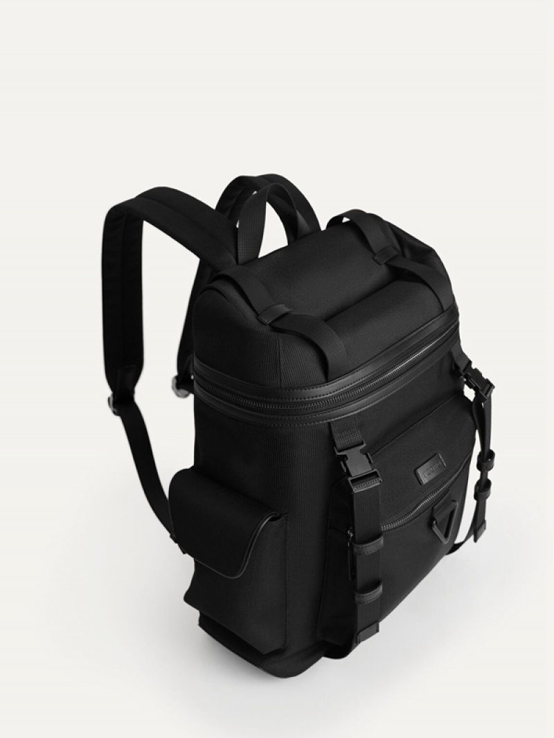 Black Men's Pedro Utilitarian Backpacks | GEUJLS-012