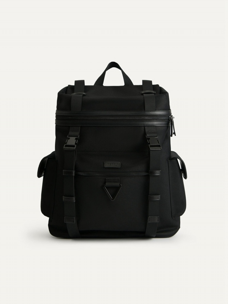 Black Men\'s Pedro Utilitarian Backpacks | GEUJLS-012