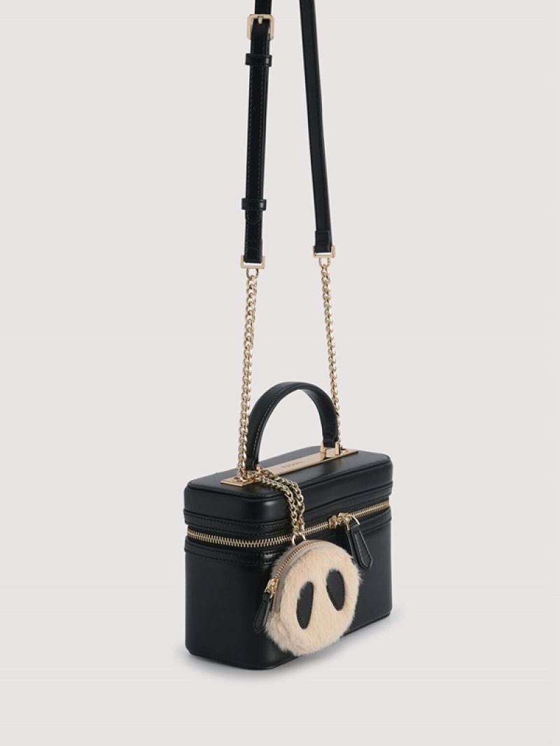 Black Women's Pedro Ari Boxy Shoulder Bags | FEPXYD-304