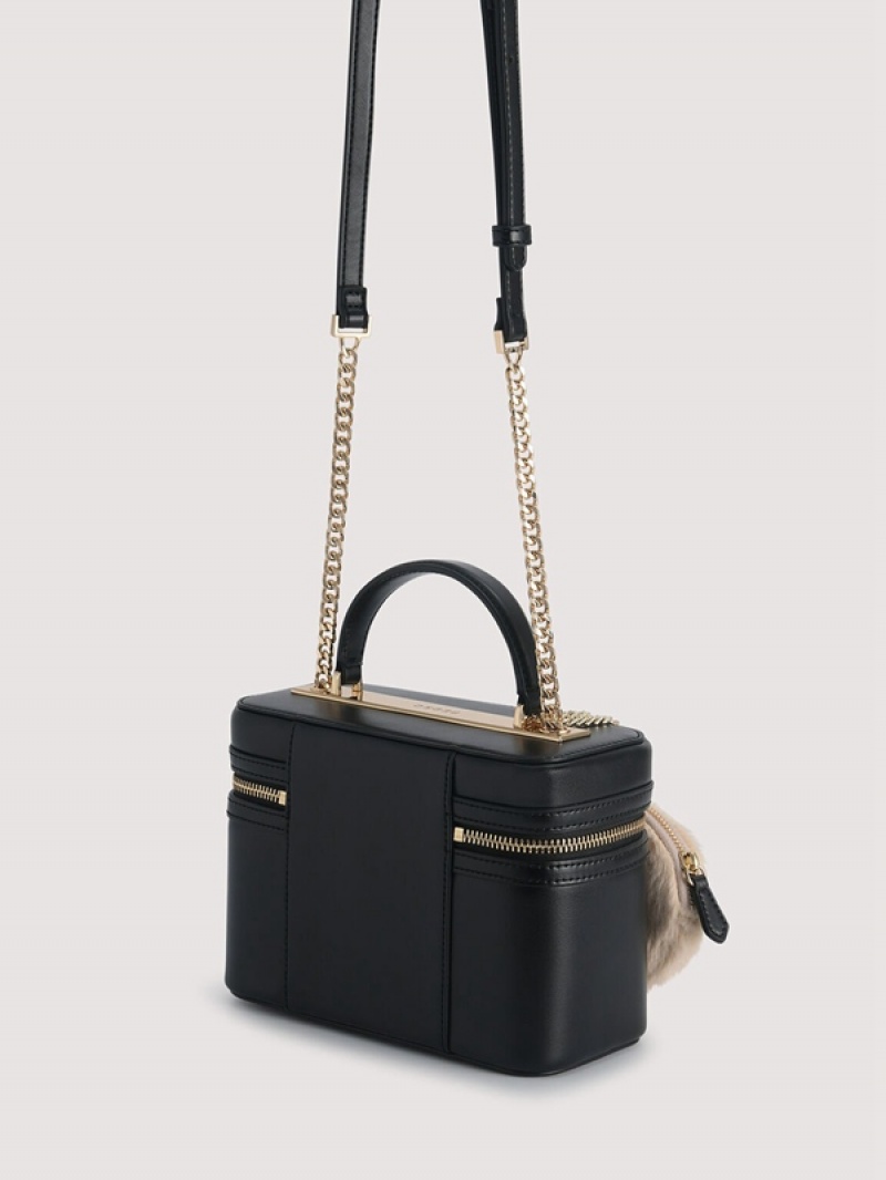 Black Women's Pedro Ari Boxy Shoulder Bags | FEPXYD-304