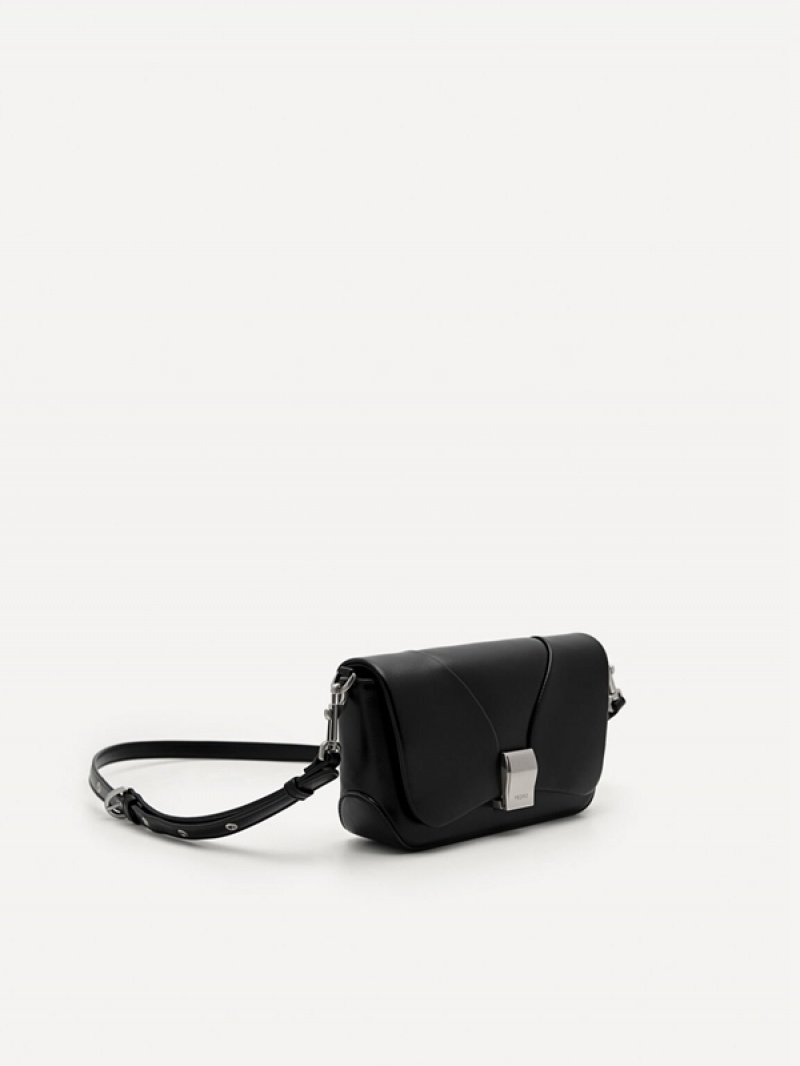 Black Women's Pedro Aryna Shoulder Bags | TACBPV-129