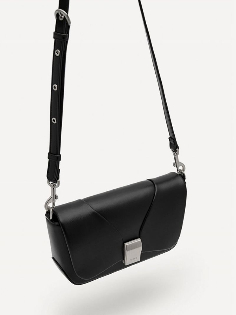 Black Women's Pedro Aryna Shoulder Bags | TACBPV-129