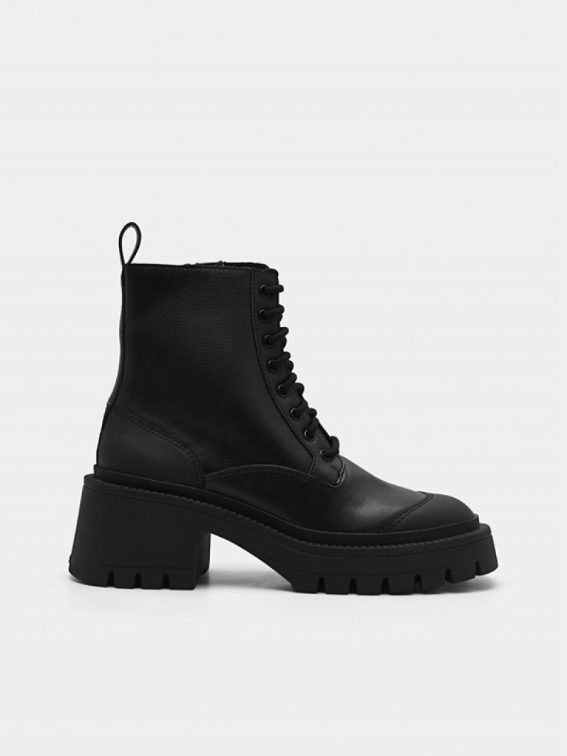 Black Women\'s Pedro Berlin Ankle Boots | OKAVXB-651