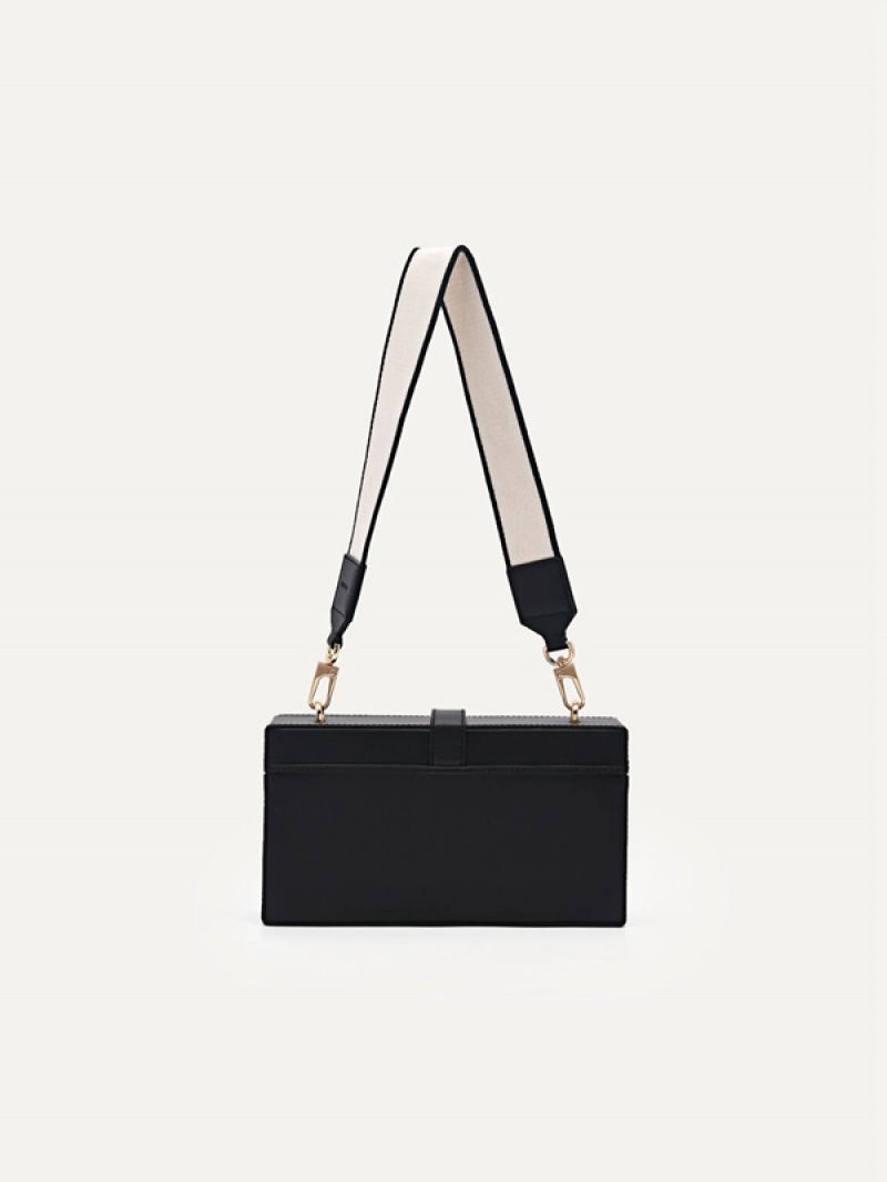 Black Women's Pedro Bianca Shoulder Bags | JCQEMW-436