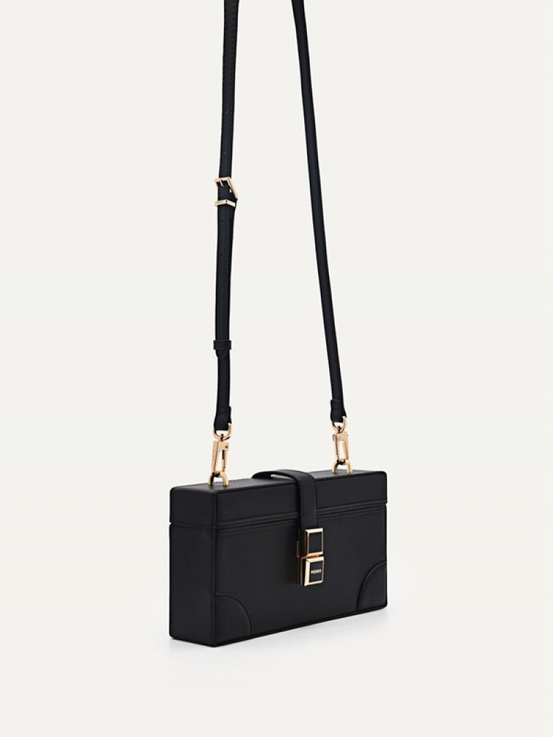 Black Women's Pedro Bianca Shoulder Bags | JCQEMW-436