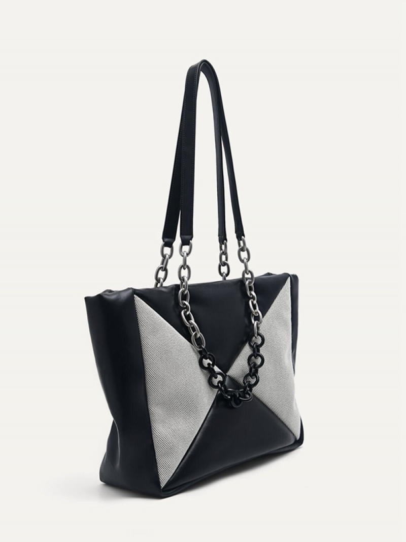 Black Women's Pedro Charlotte Tote Bag | UABRGL-948