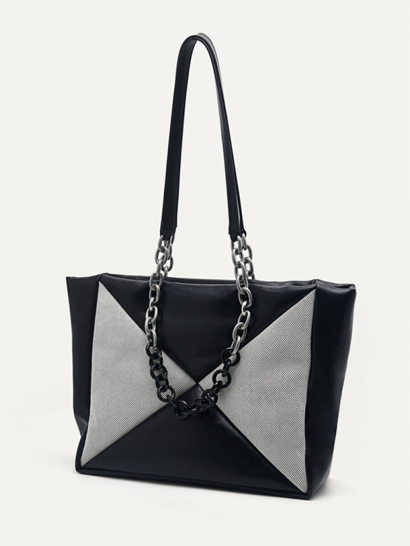 Black Women's Pedro Charlotte Tote Bag | UABRGL-948