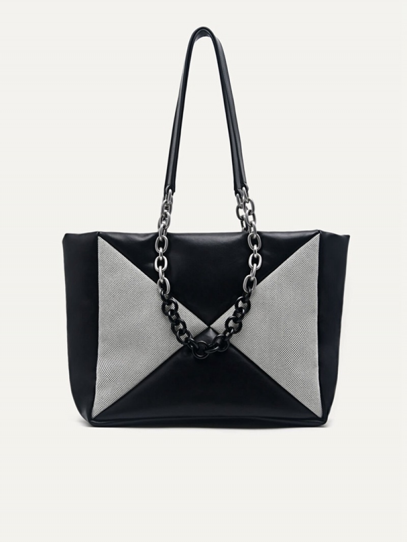 Black Women\'s Pedro Charlotte Tote Bag | UABRGL-948