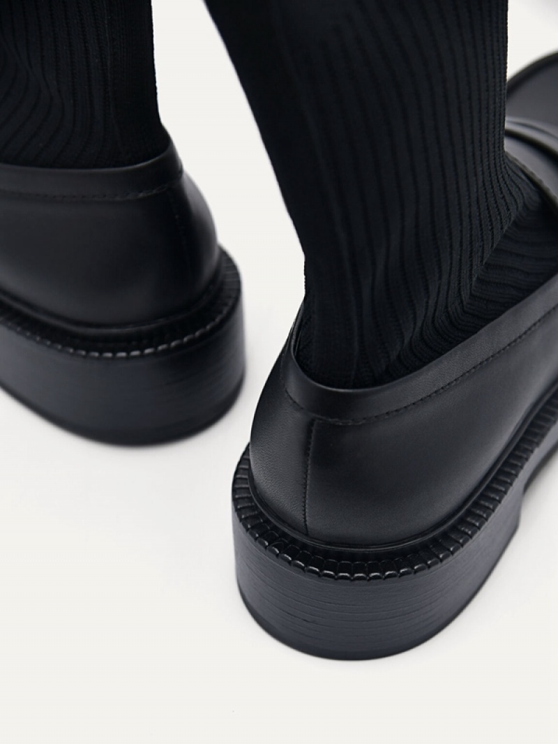 Black Women's Pedro Gropius Boots | ZTHKLU-361