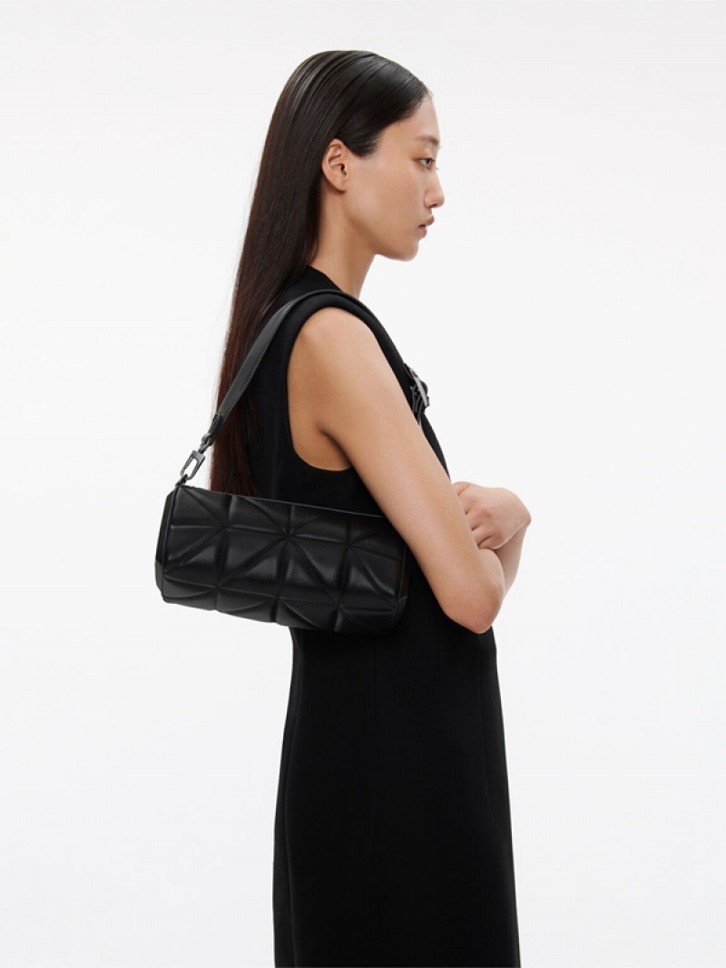 Black Women's Pedro Helix Mini Shoulder Bags | UQRVOF-614