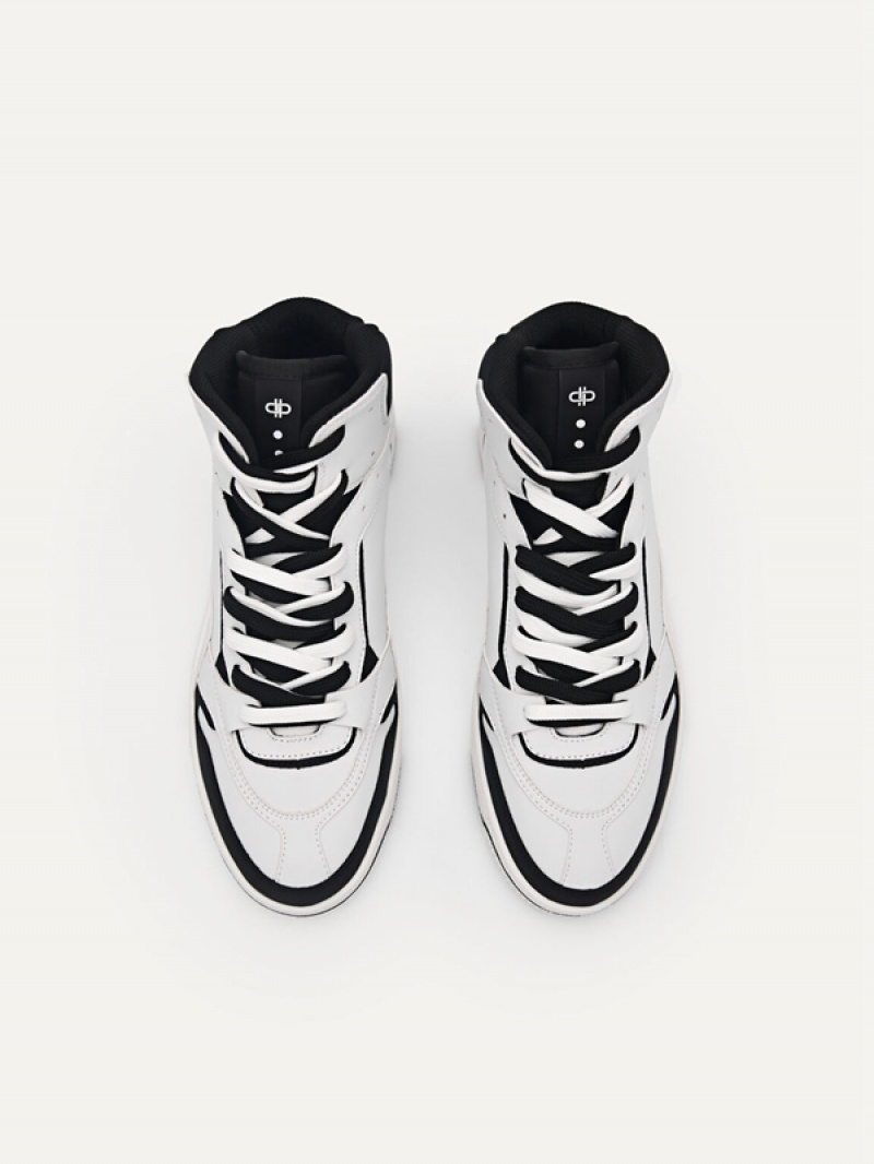 Black Women's Pedro Icon EOS High Top Sneakers | YFHZIW-194