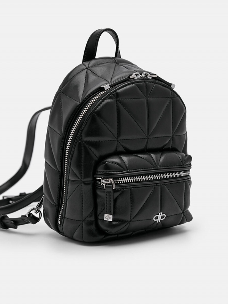 Black Women's Pedro Icon Mini in Pixel Backpacks | KPBNAI-273