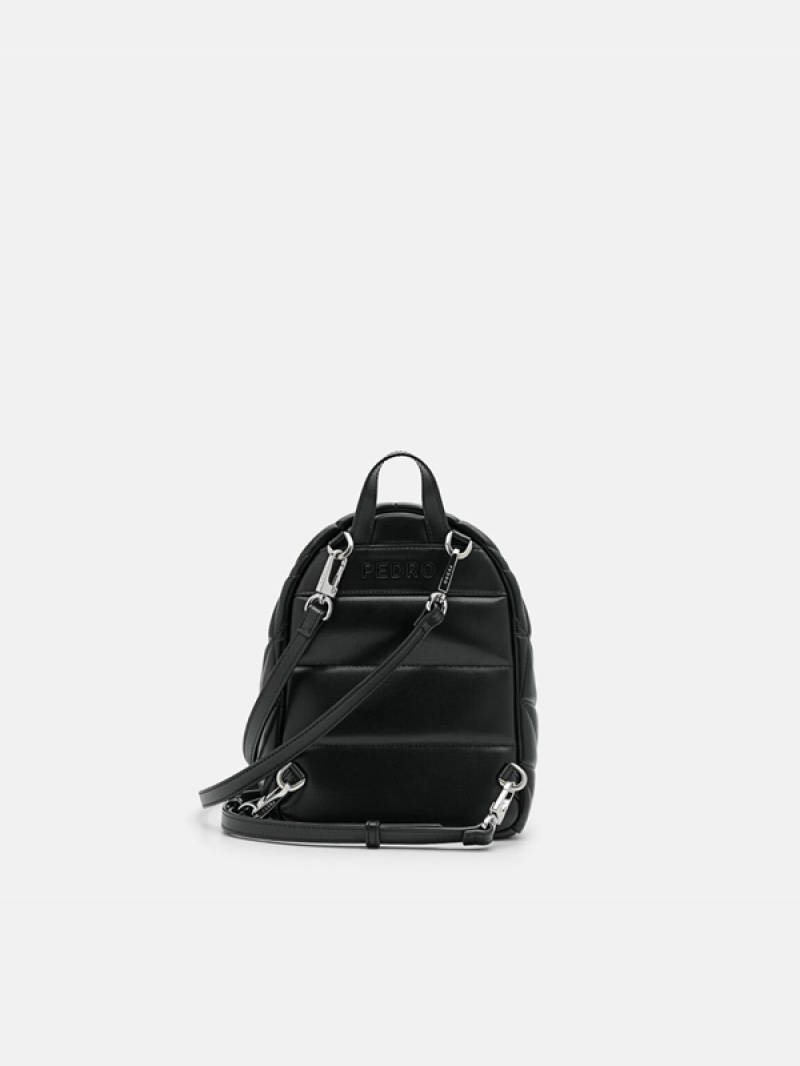 Black Women's Pedro Icon Mini in Pixel Backpacks | KPBNAI-273