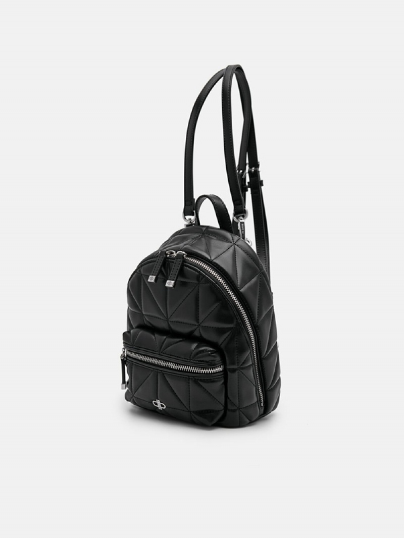 Black Women's Pedro Icon Mini in Pixel Backpacks | KPBNAI-273