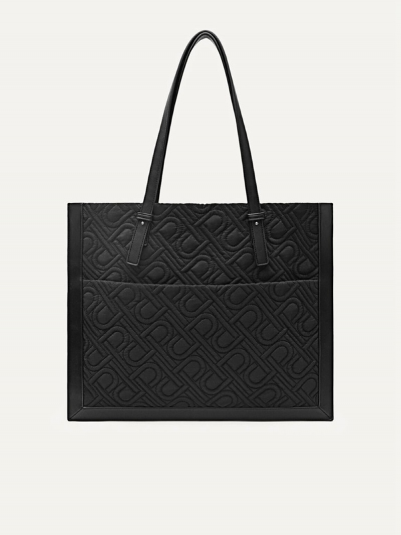 Black Women\'s Pedro Icon Nylon Tote Bag | EGVHMO-603