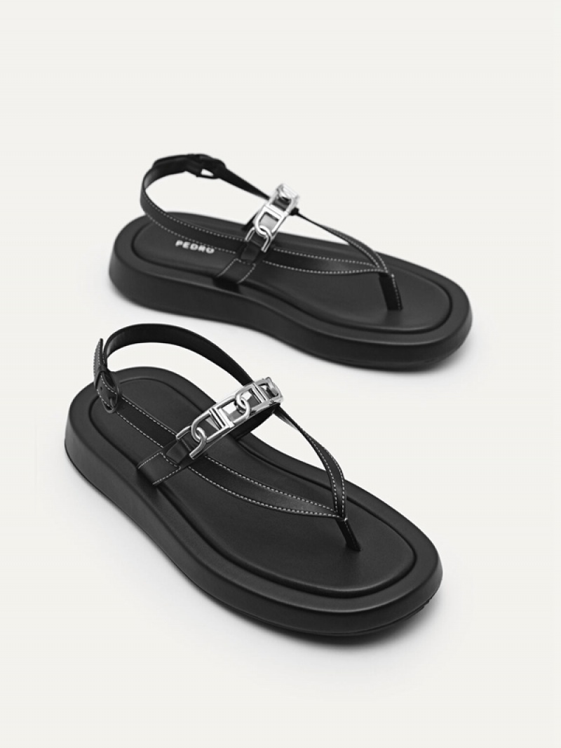 Black Women's Pedro Icon Sandals | AVZRGE-528