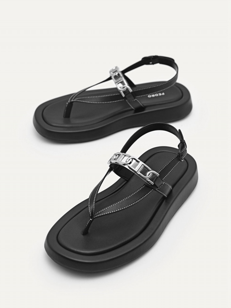 Black Women's Pedro Icon Sandals | AVZRGE-528