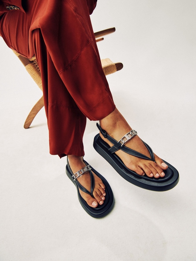 Black Women's Pedro Icon Sandals | AVZRGE-528