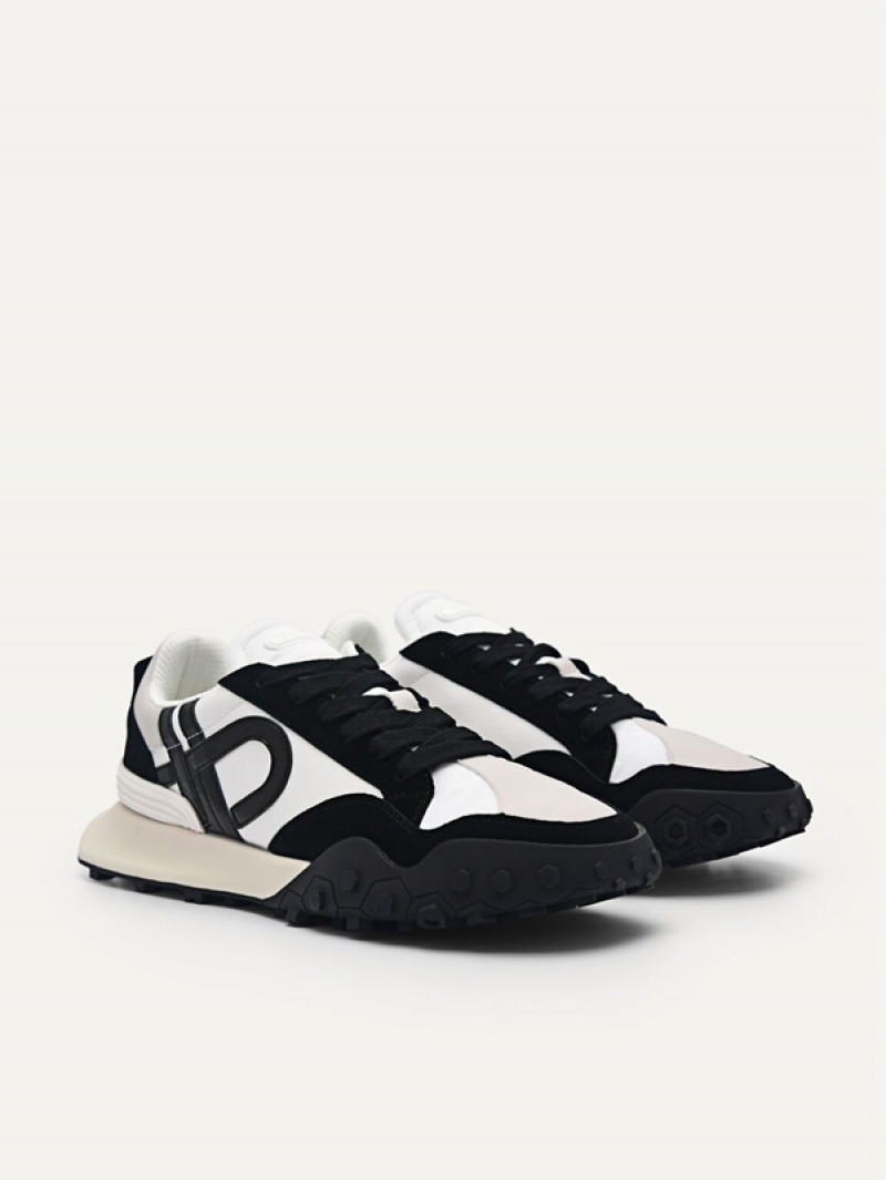 Black Women's Pedro Icon Suede Sneakers | YBSDKX-136