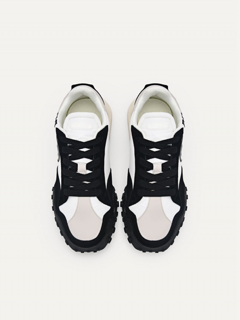 Black Women's Pedro Icon Suede Sneakers | YBSDKX-136