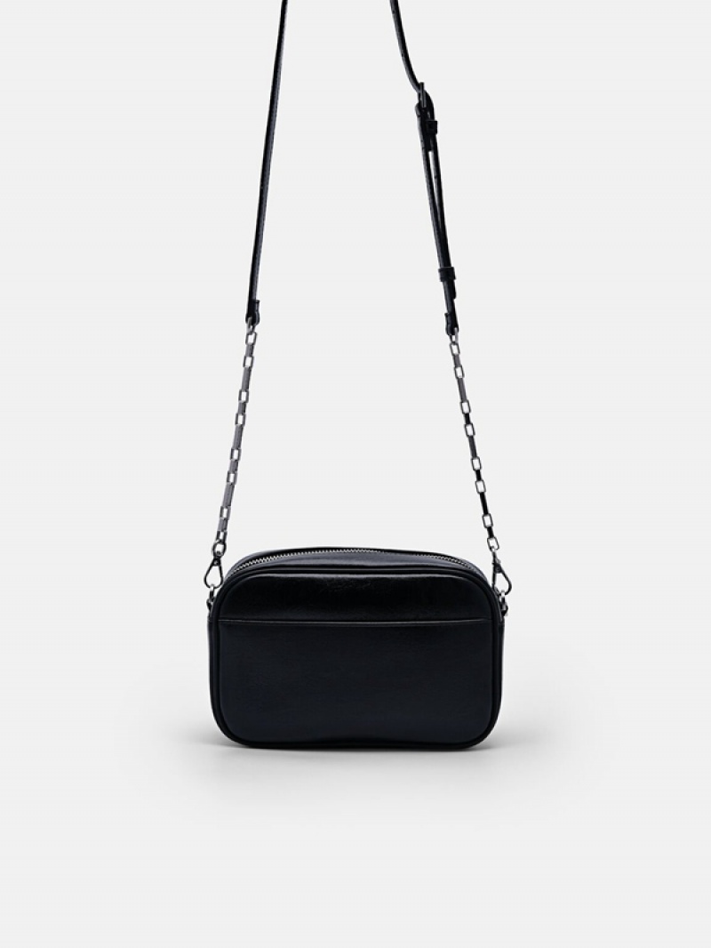 Black Women's Pedro Maggie Mini Shoulder Bags | LVFHMS-952