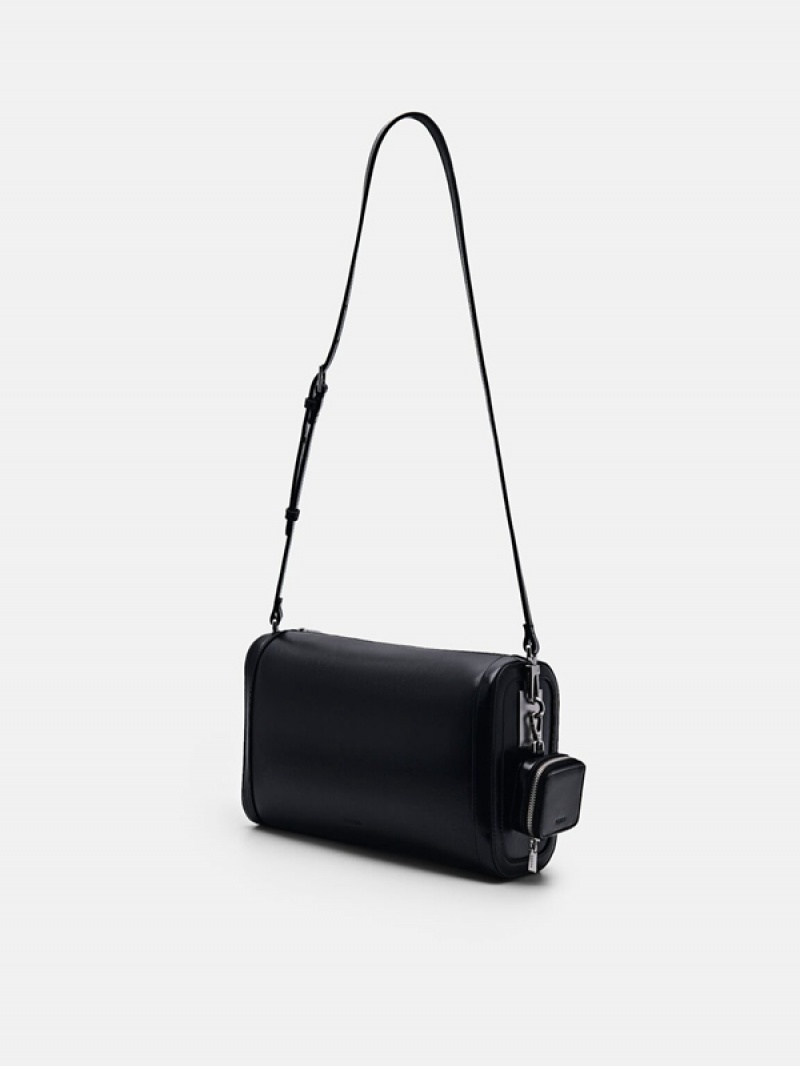 Black Women's Pedro Maggie Shoulder Bags | NRHFPT-623