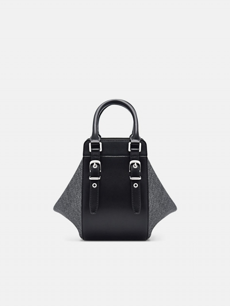 Black Women's Pedro Mara Geometric Handbag | YQORGK-714