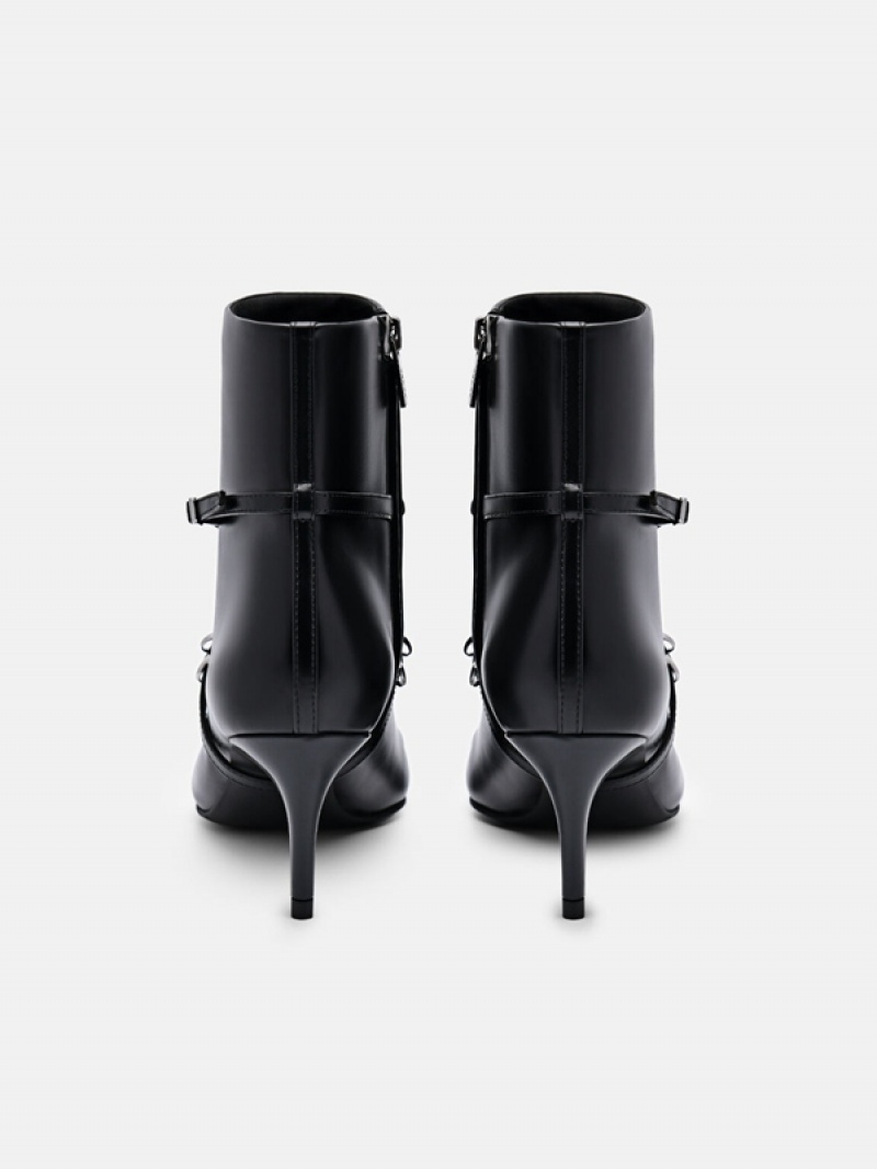 Black Women's Pedro Mara Heel Boots | KRVEIX-084