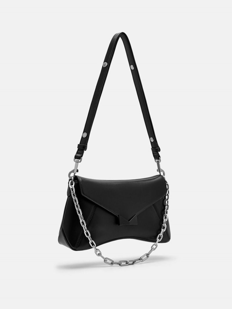 Black Women's Pedro Marion Shoulder Bags | PJYLKI-695