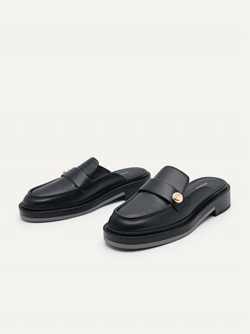 Black Women's Pedro Mastaba Flats | BMWPOU-879