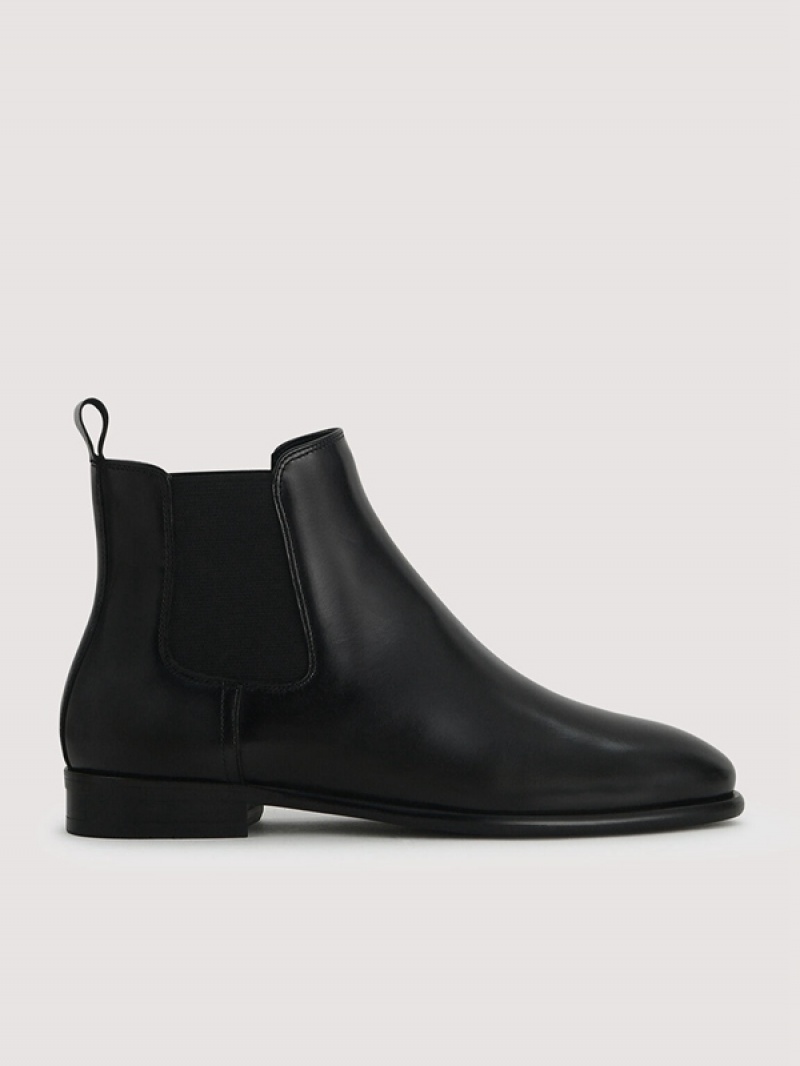 Black Women\'s Pedro Meg Leather Chelsea Boots | GTWRMS-910