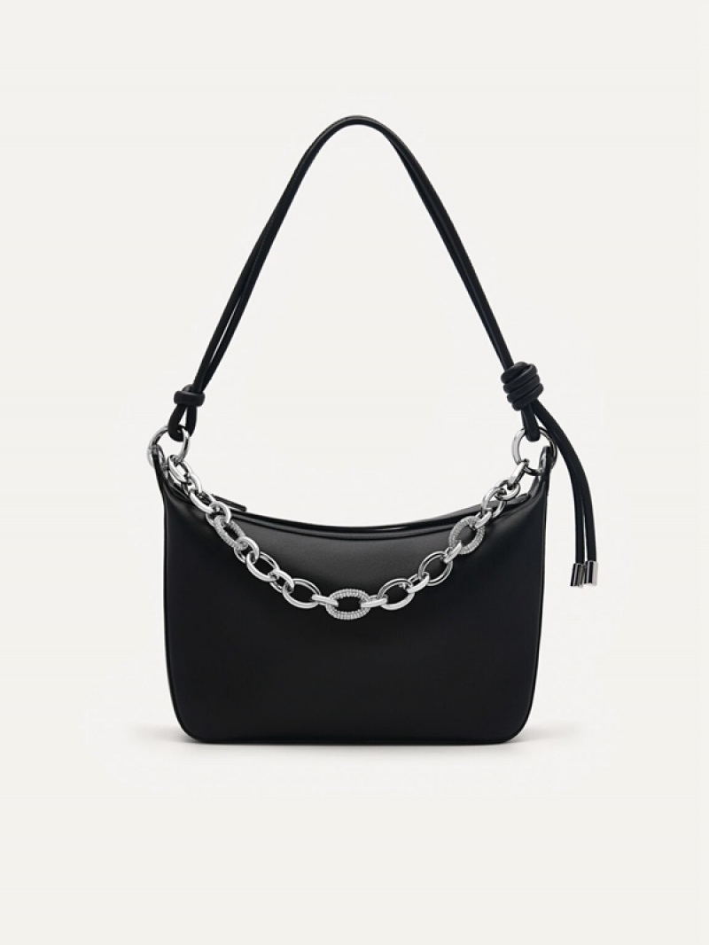 Black Women\'s Pedro Megan Hobo Bag | KCQGDJ-048