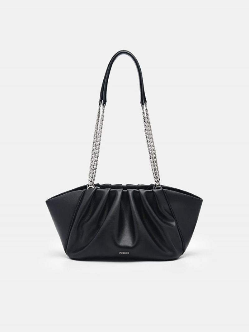 Black Women\'s Pedro Nalia Shoulder Bags | EHFSLD-297