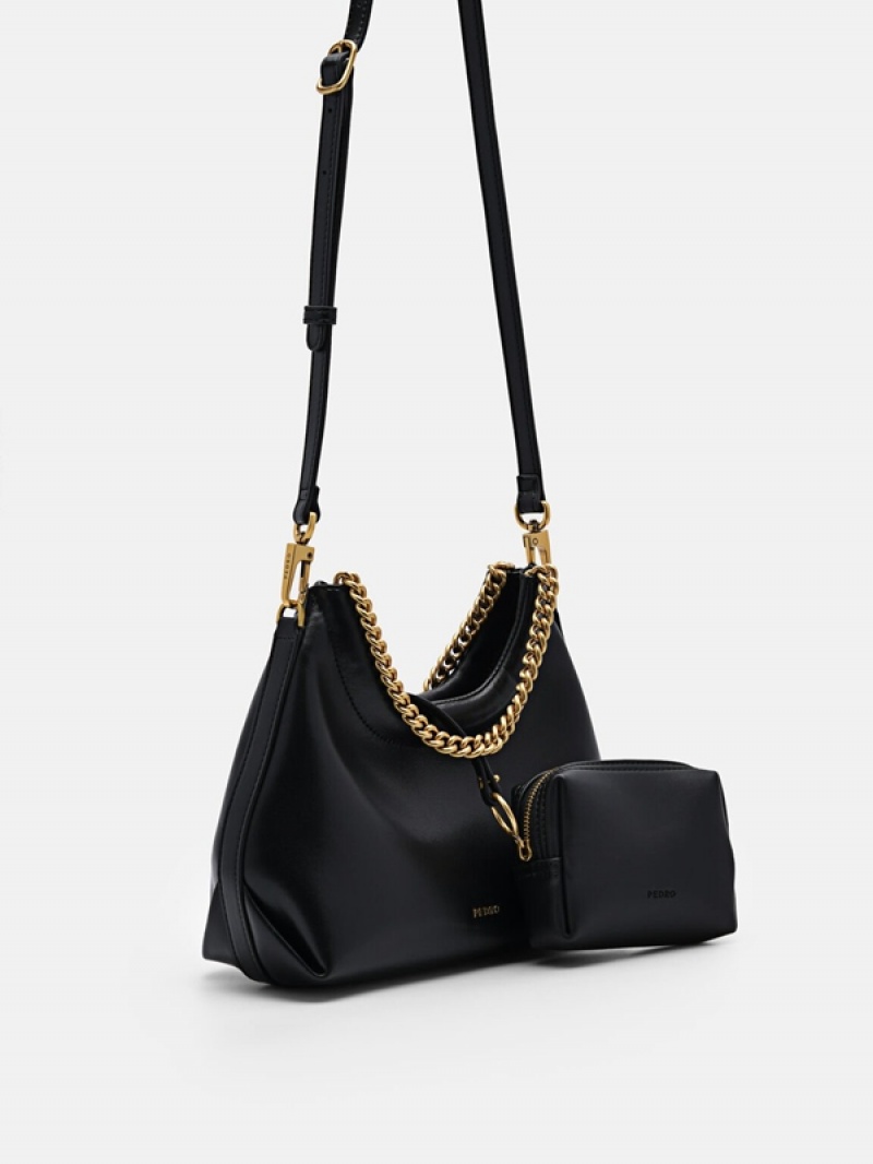 Black Women's Pedro Naomie Handbag | UXLKHO-962