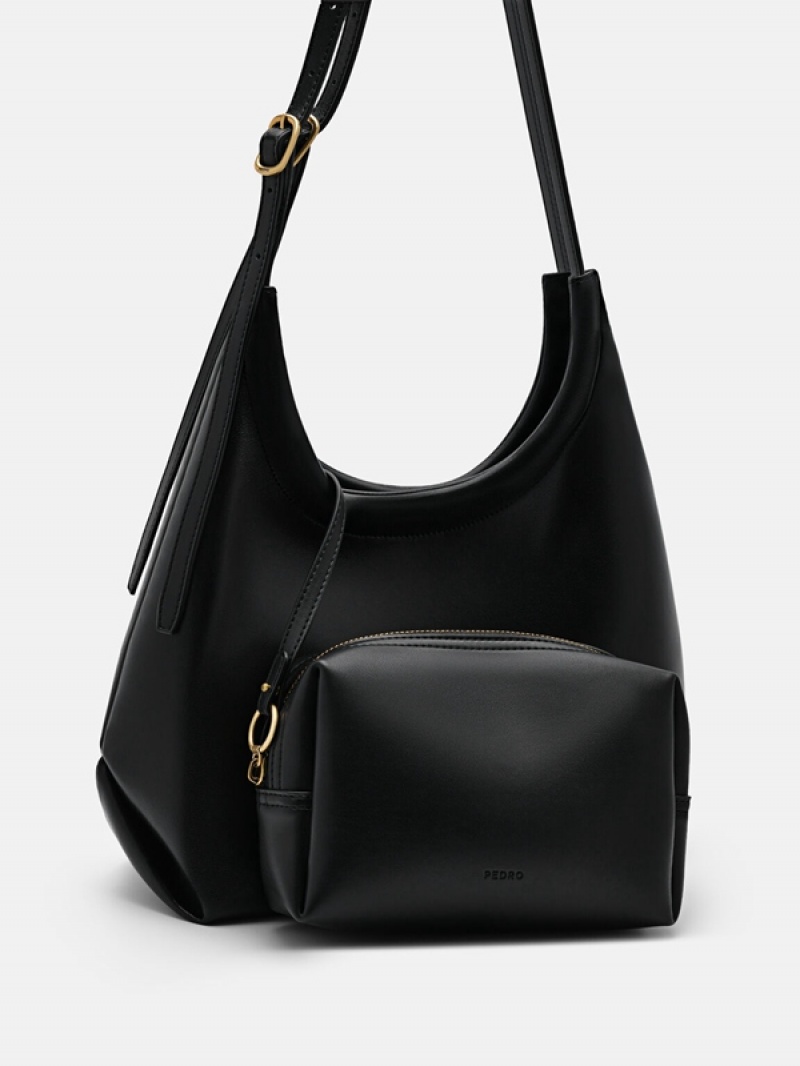 Black Women's Pedro Naomie Hobo Bag | YLVSEP-109