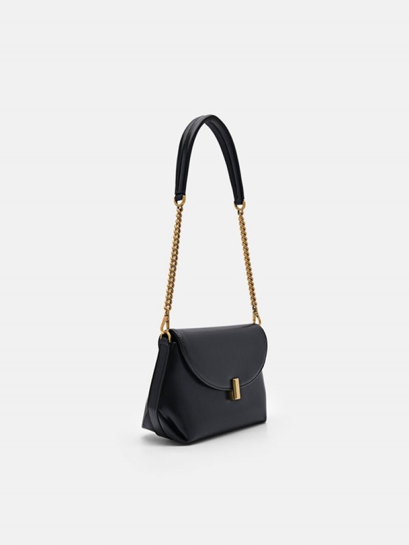 Black Women's Pedro Naomie Mini Shoulder Bags | QJLKHS-219