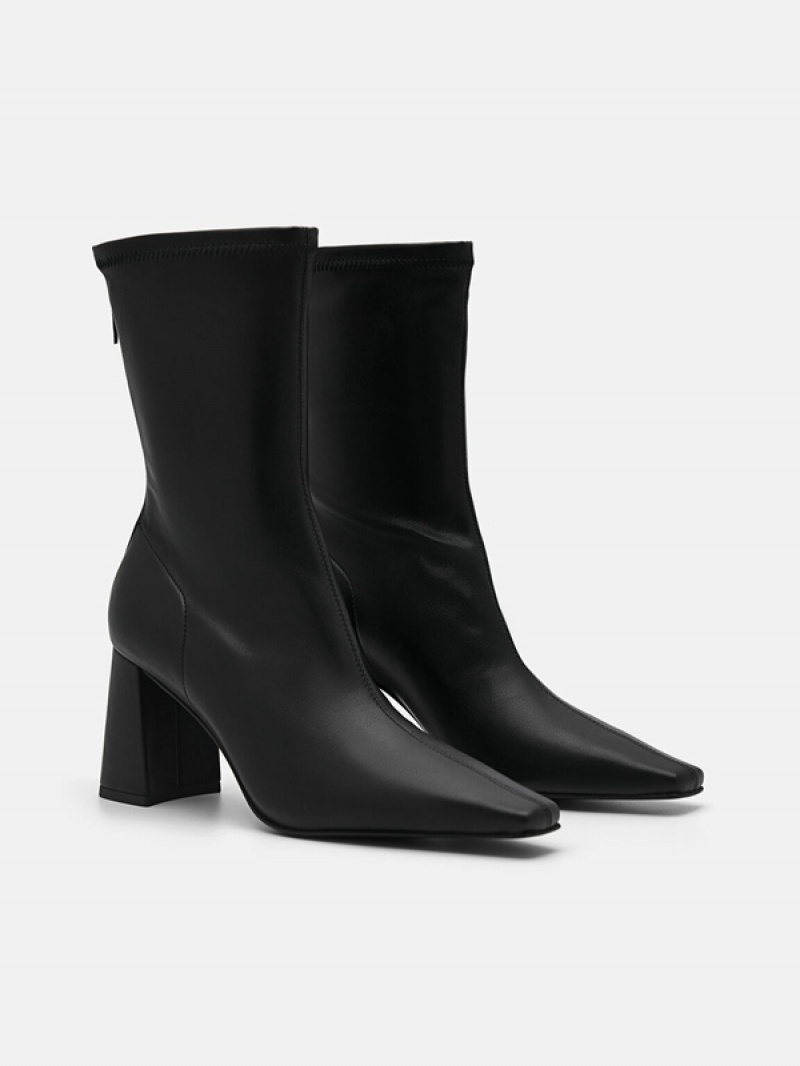 Black Women's Pedro Natasha Ankle Boots | EZWAQL-846