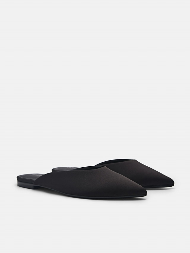 Black Women's Pedro Peggy Mules | HQXPRJ-012