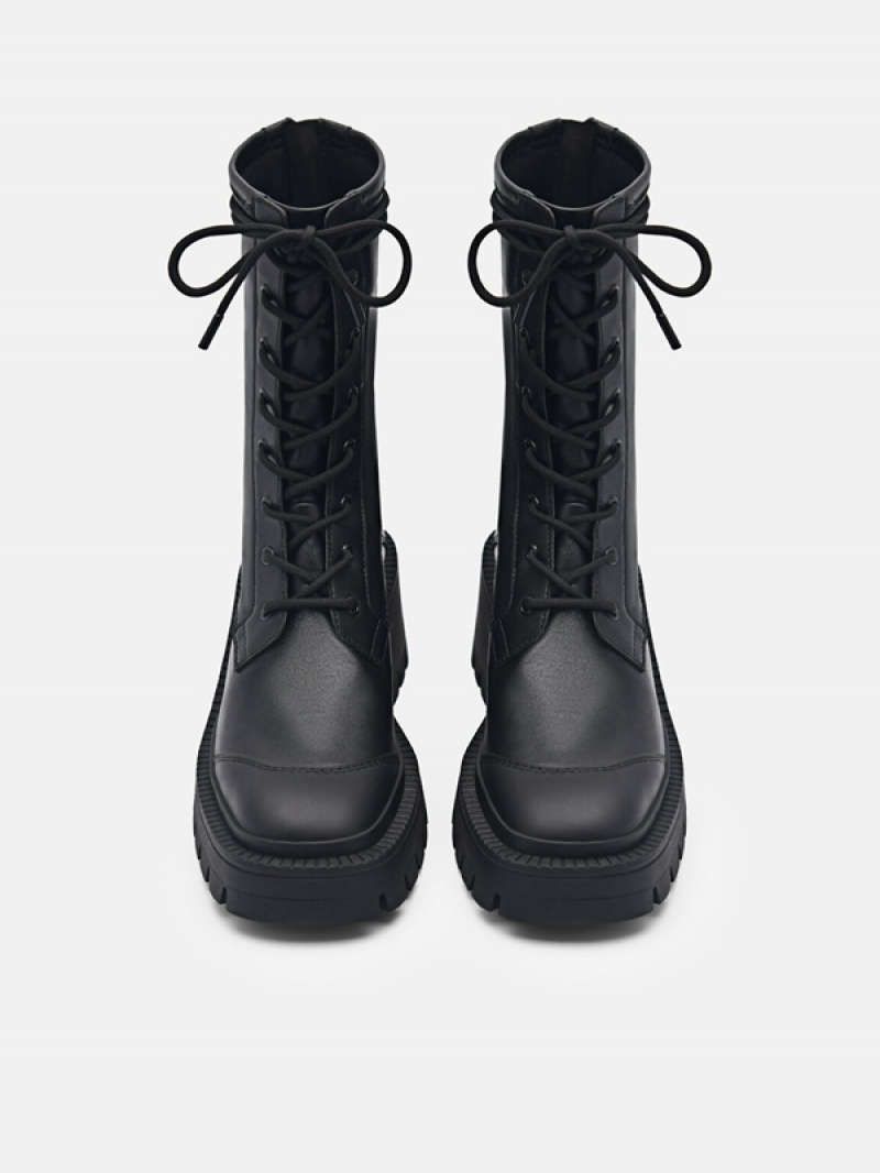 Black Women's Pedro Poppy Ankle Boots | OYFINT-629