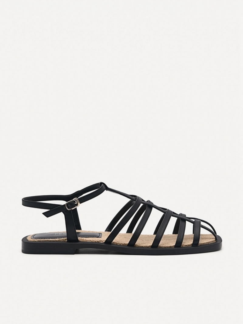 Black Women\'s Pedro Riata Sandals | RHKBCD-958