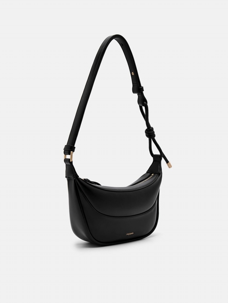 Black Women's Pedro Sadie Shoulder Bags | DYHQNO-287