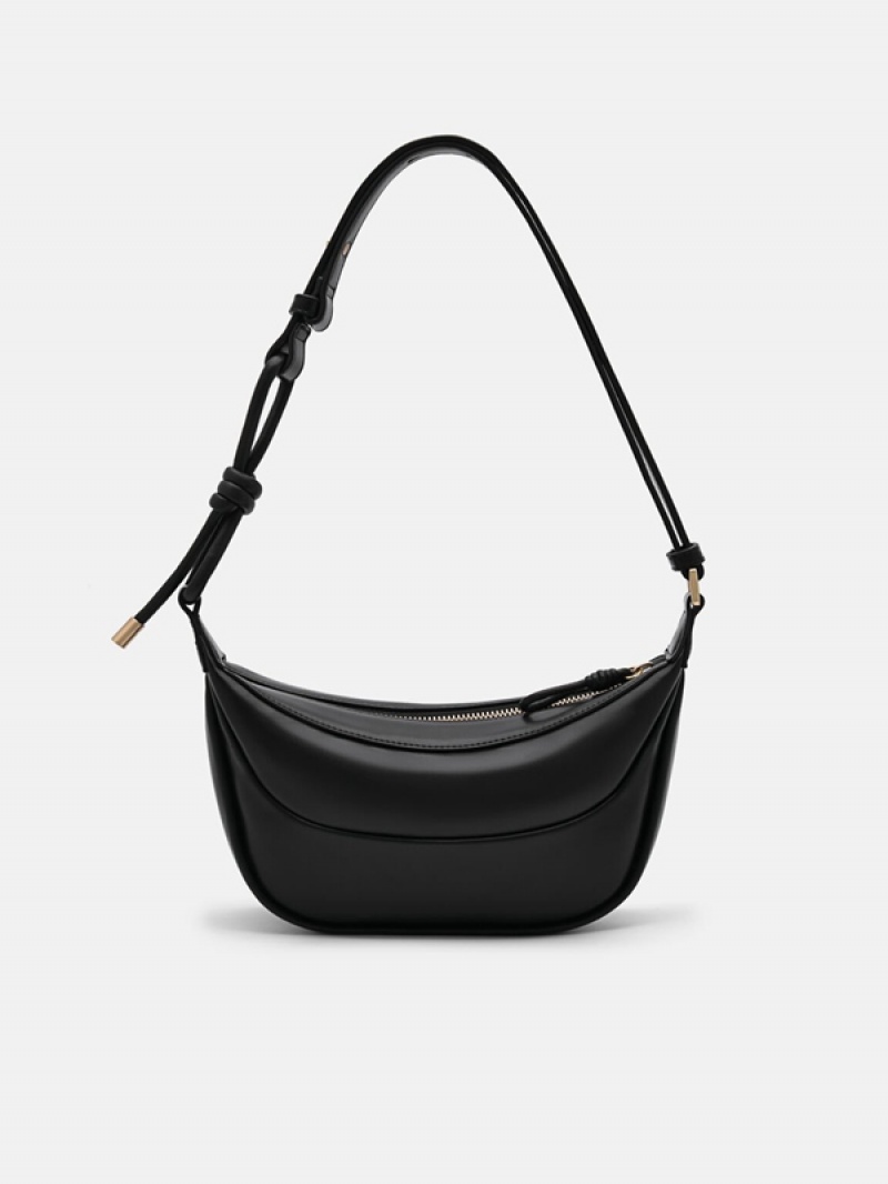 Black Women's Pedro Sadie Shoulder Bags | DYHQNO-287