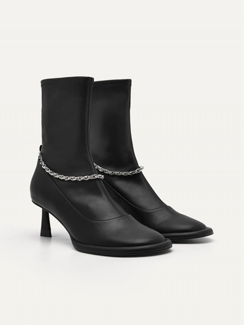 Black Women's Pedro Sistrah Ankle Boots | NZQIER-602