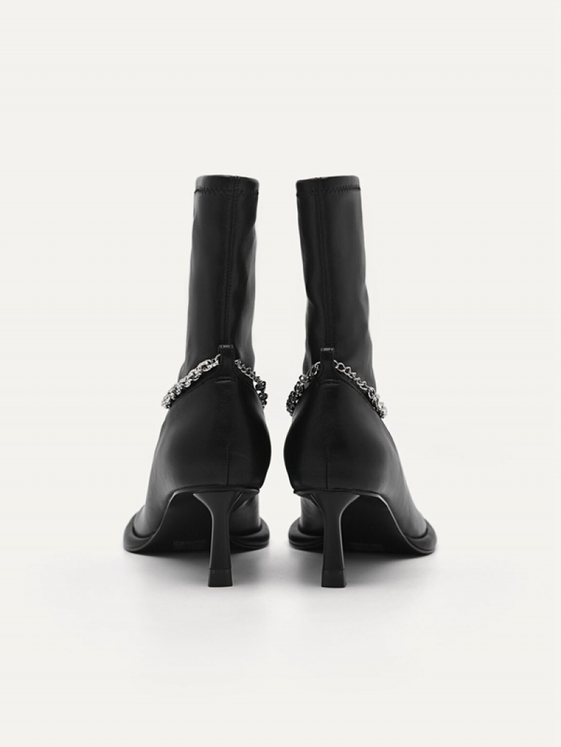 Black Women's Pedro Sistrah Ankle Boots | NZQIER-602