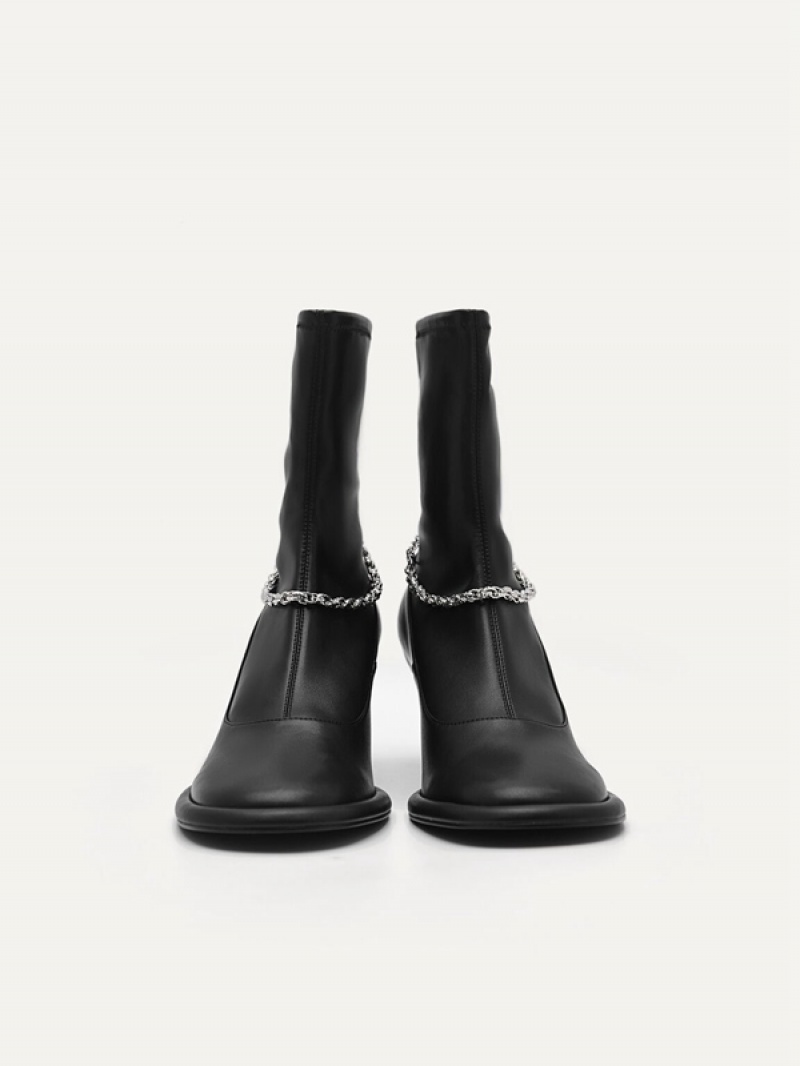 Black Women's Pedro Sistrah Ankle Boots | NZQIER-602